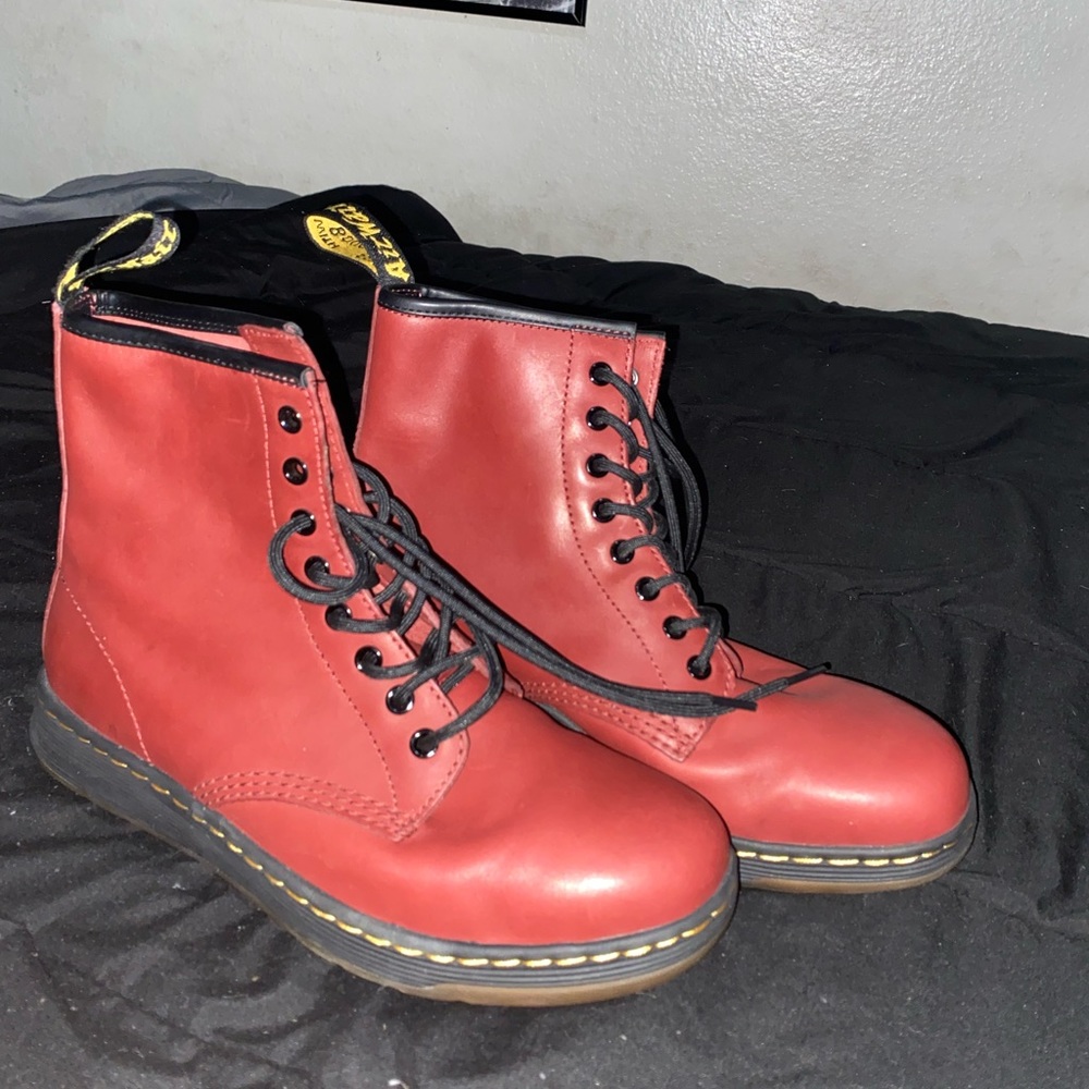 red doc martens